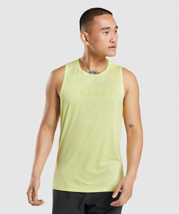 Pánské Tílko Gymshark Sportovní Stripe Zelene | CZ 2247DFM